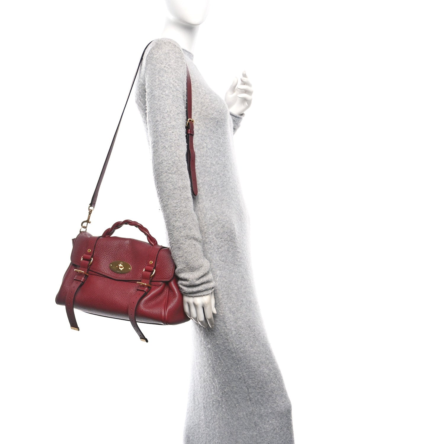 Mulberry Heavy Grain Medium Alexa Crimson 2 of 13