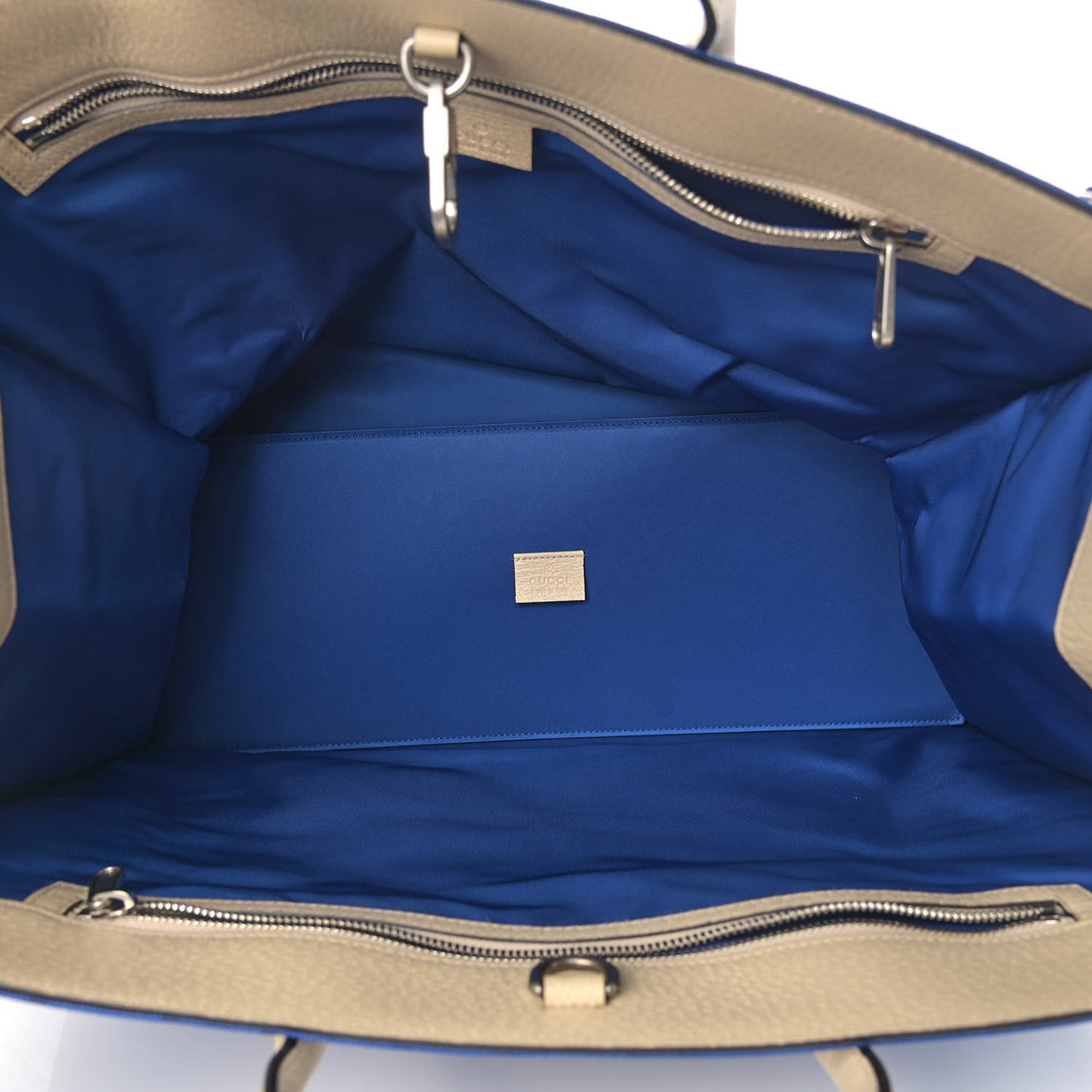 Econyl Nylon Monogram Large Off The Grid Tote Bag Orient Blue New Plaster