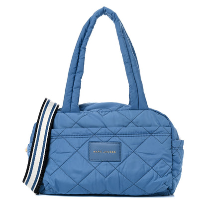 Marc Jacobs Nylon Quilted Small Weekender Bag Blue Heaven 1 of 10