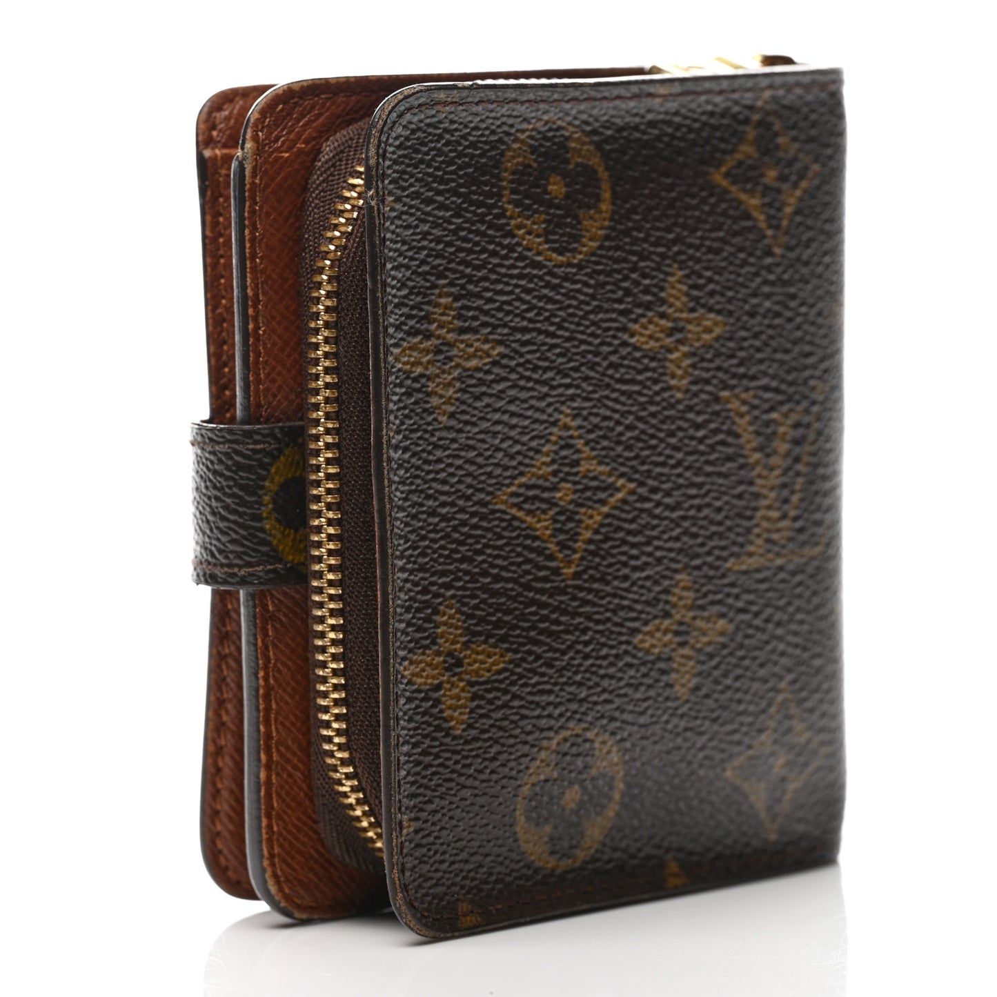 Monogram Compact Zippe Zipped Wallet