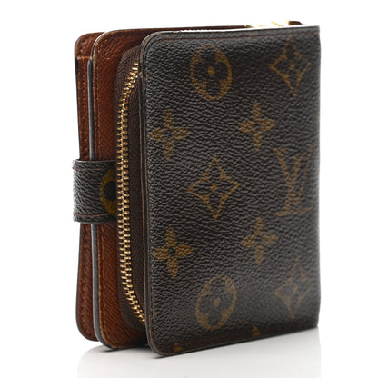 Louis Vuitton Monogram Compact Zippe Zipped Wallet 2 of 8