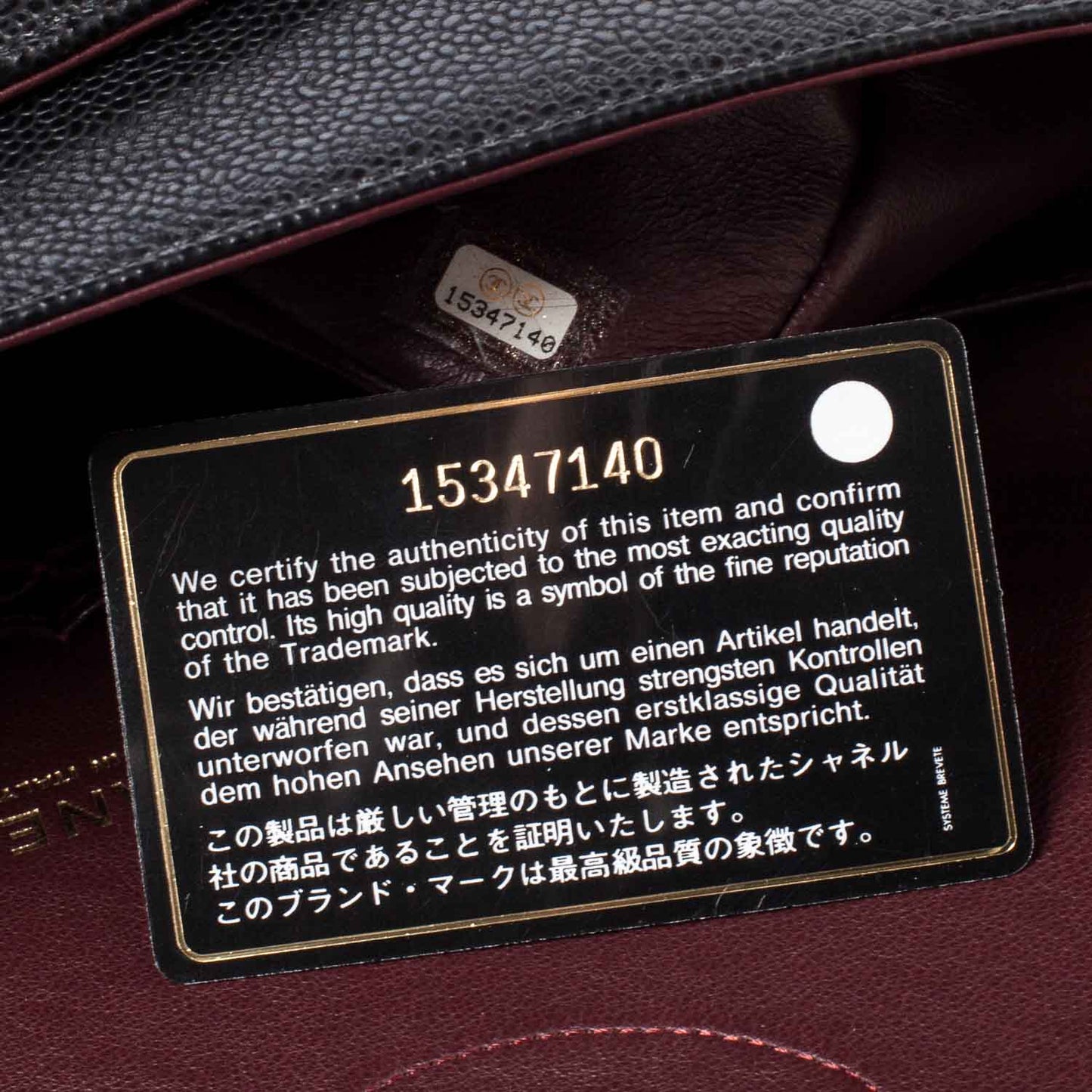 Caviar Quilted Maxi Double Flap Black