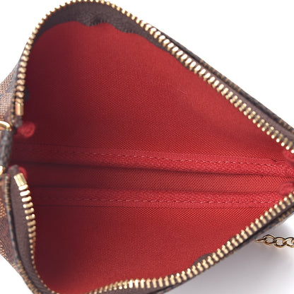 Louis Vuitton Damier Ebene Mini Pochette Accessories 5 of 7