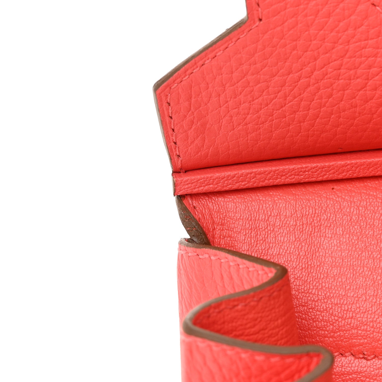 Hermes Taurillon Clemence Birkin 30 Rouge Pivoine 11 of 15