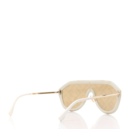 Fendi Acetate FF Fabulous Shield Sunglasses FF M0039/G/S White 4 of 8