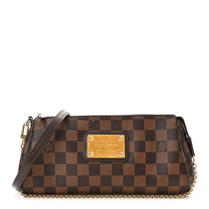 Louis Vuitton Damier Ebene Eva Clutch 1 of 12