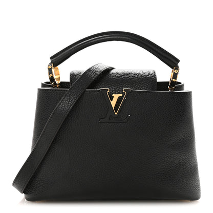Louis Vuitton Taurillon Capucines BB Black 1 of 9