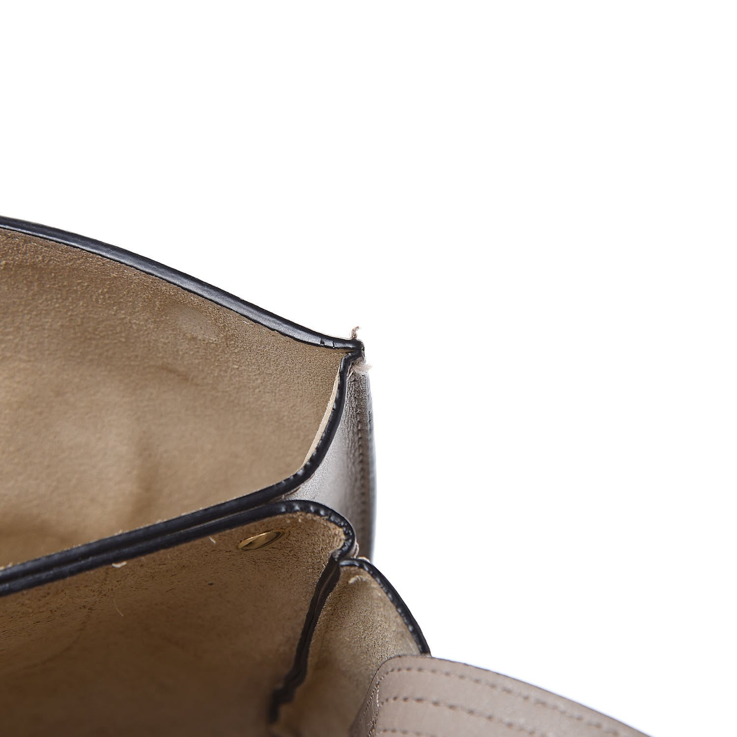 Chloe Suede Calfskin Small Faye Shoulder Bag Motty Grey 17 of 18