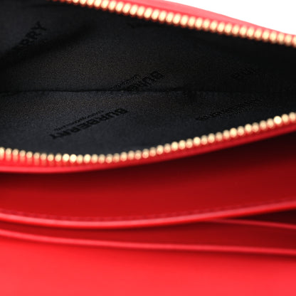Burberry Grainy Calfskin Logo Henley Wallet  Red 8 of 11