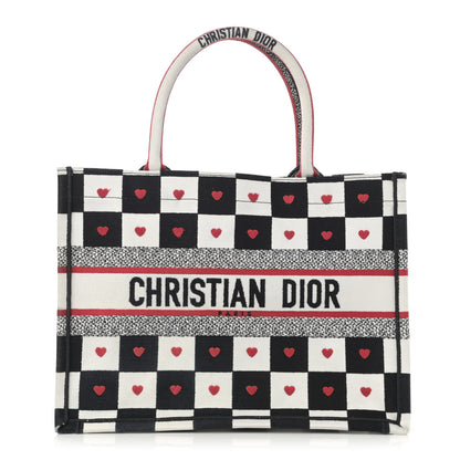 Christian Dior Canvas Embroidered Medium Book Tote Multicolor 1 of 13