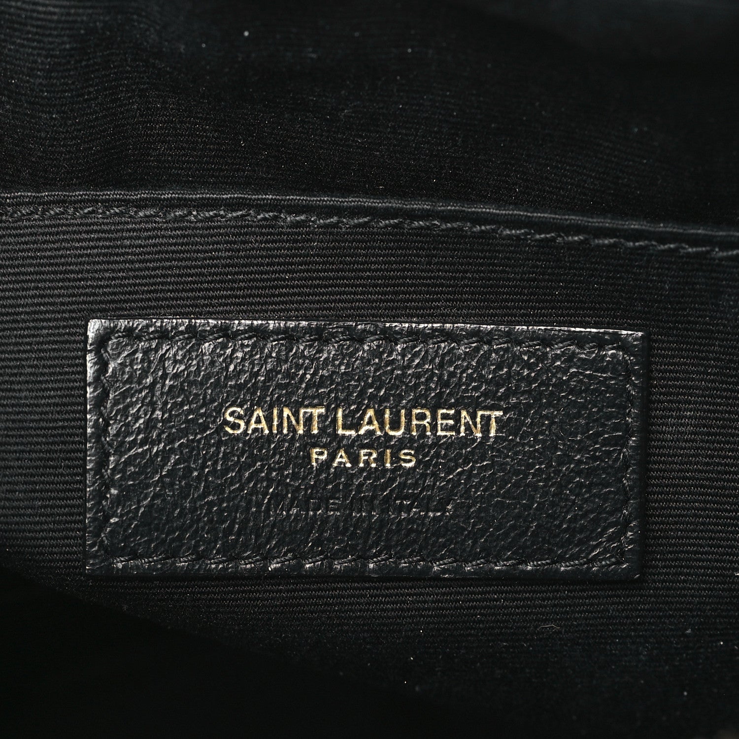 Saint Laurent Calfskin Matelasse Monogram Lou Camera Bag Black 6 of 10