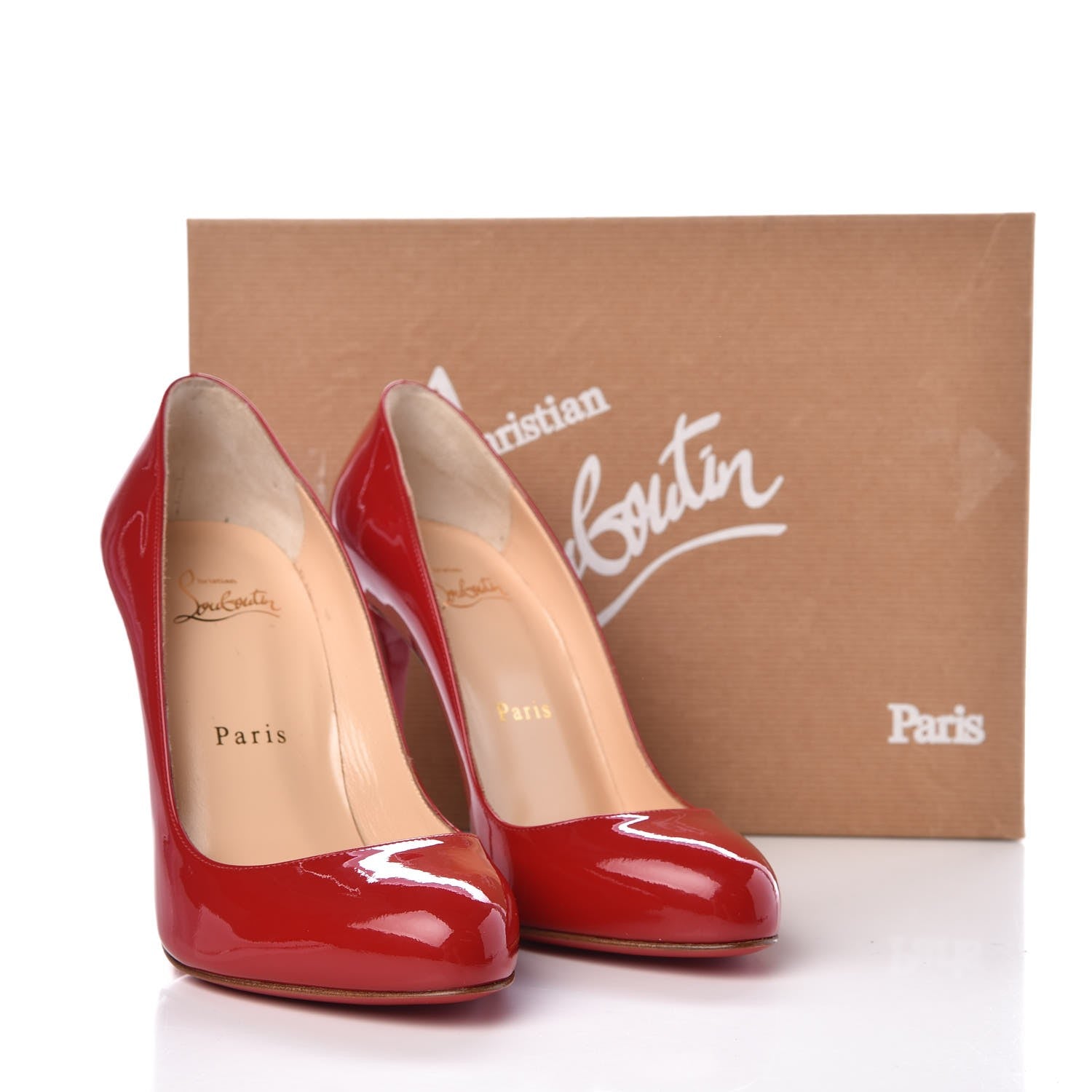 Christian Louboutin Patent Dorissima 100 Pumps 36.5 Oeillet 11 of 11