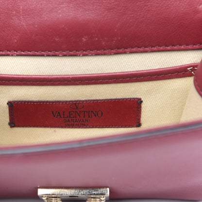 Valentino Garavani Vitello Mini Glam Lock Rockstud Flap Red 6 of 11