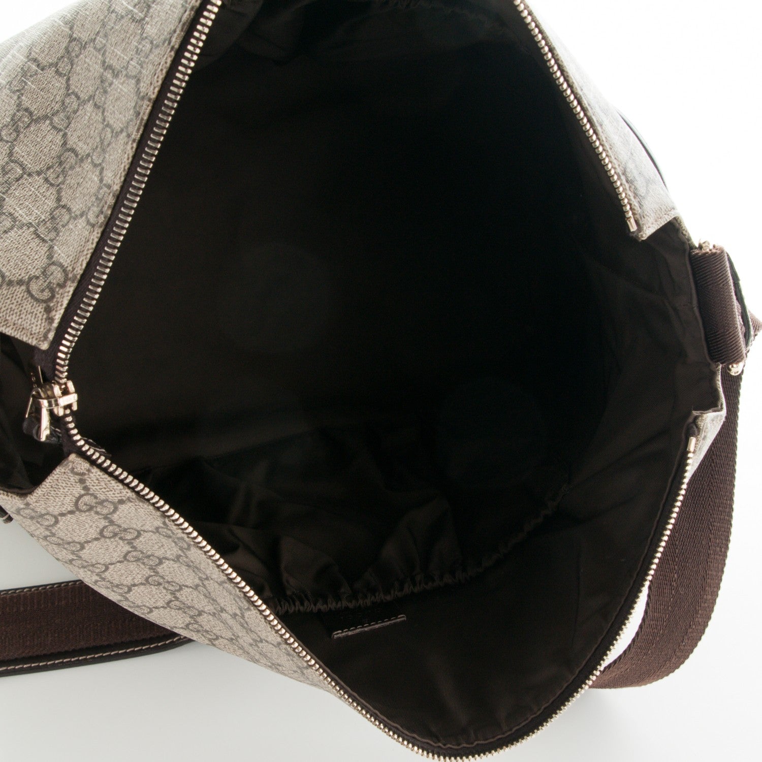 Gucci GG Plus Monogram Diaper Messenger Bag Dark Brown 5 of 7