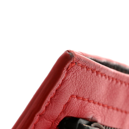 Bottega Veneta Calfskin Intrecciato Zip Card Holder Bordeaux 10 of 13