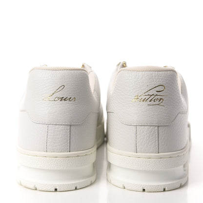 Louis Vuitton Calfskin Mens LV Trainer Sneaker 9.5 White 5 of 15