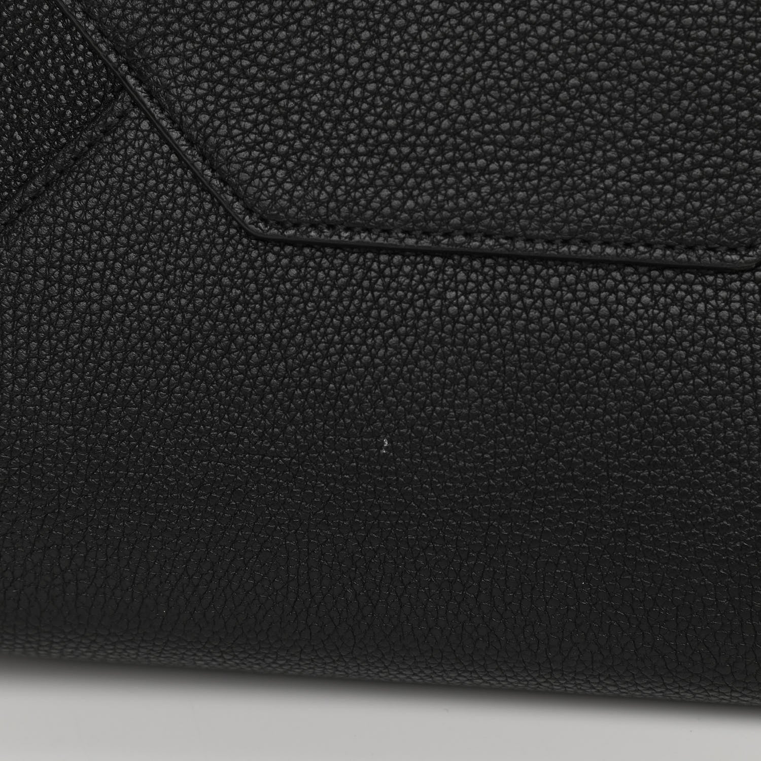 Celine Soft Grained Calfskin Medium Belt Cabas Phantom Black 11 of 11