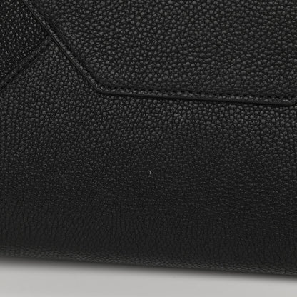 Celine Soft Grained Calfskin Medium Belt Cabas Phantom Black 11 of 11