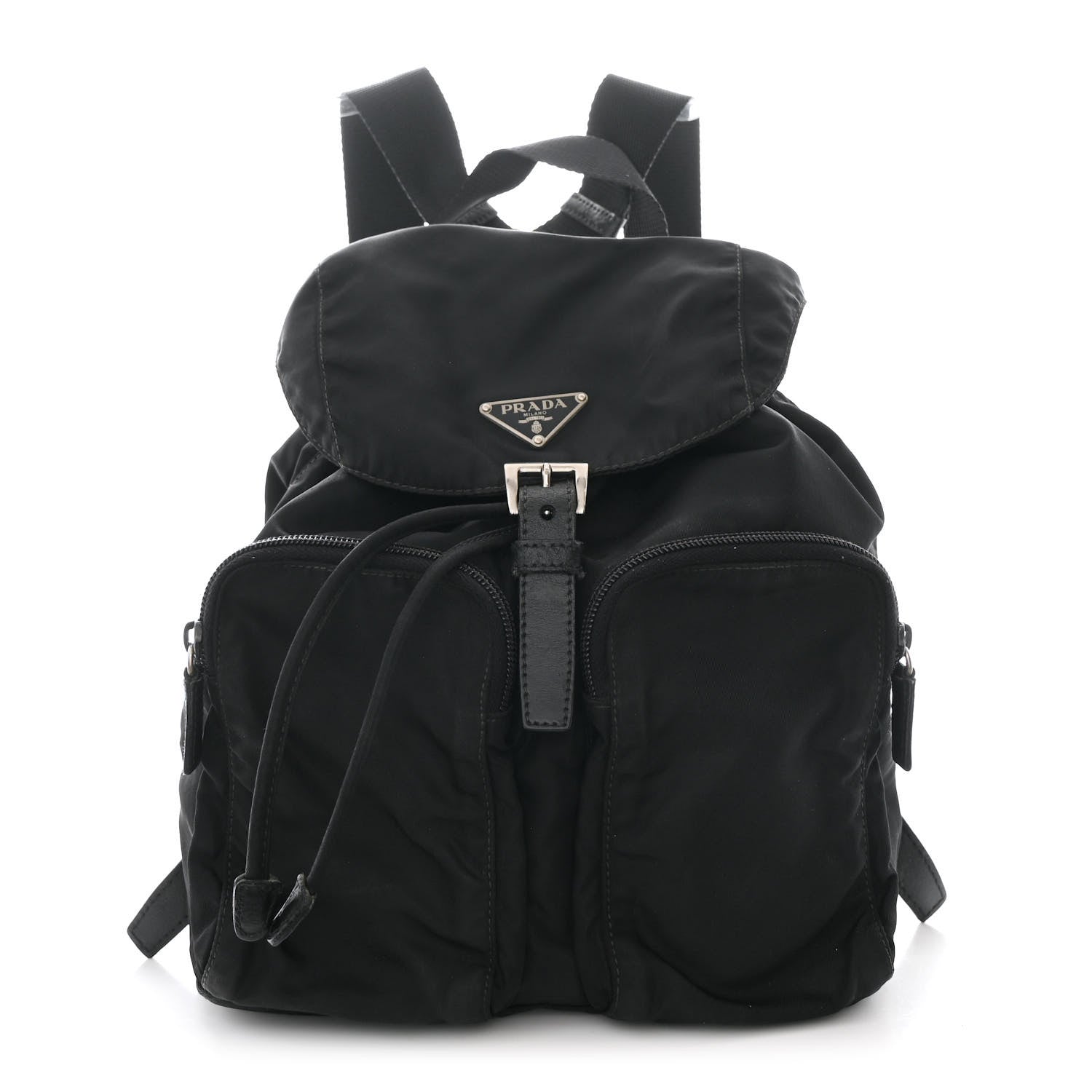 Prada Tessuto Nylon Vela Small Backpack Black 1 of 10
