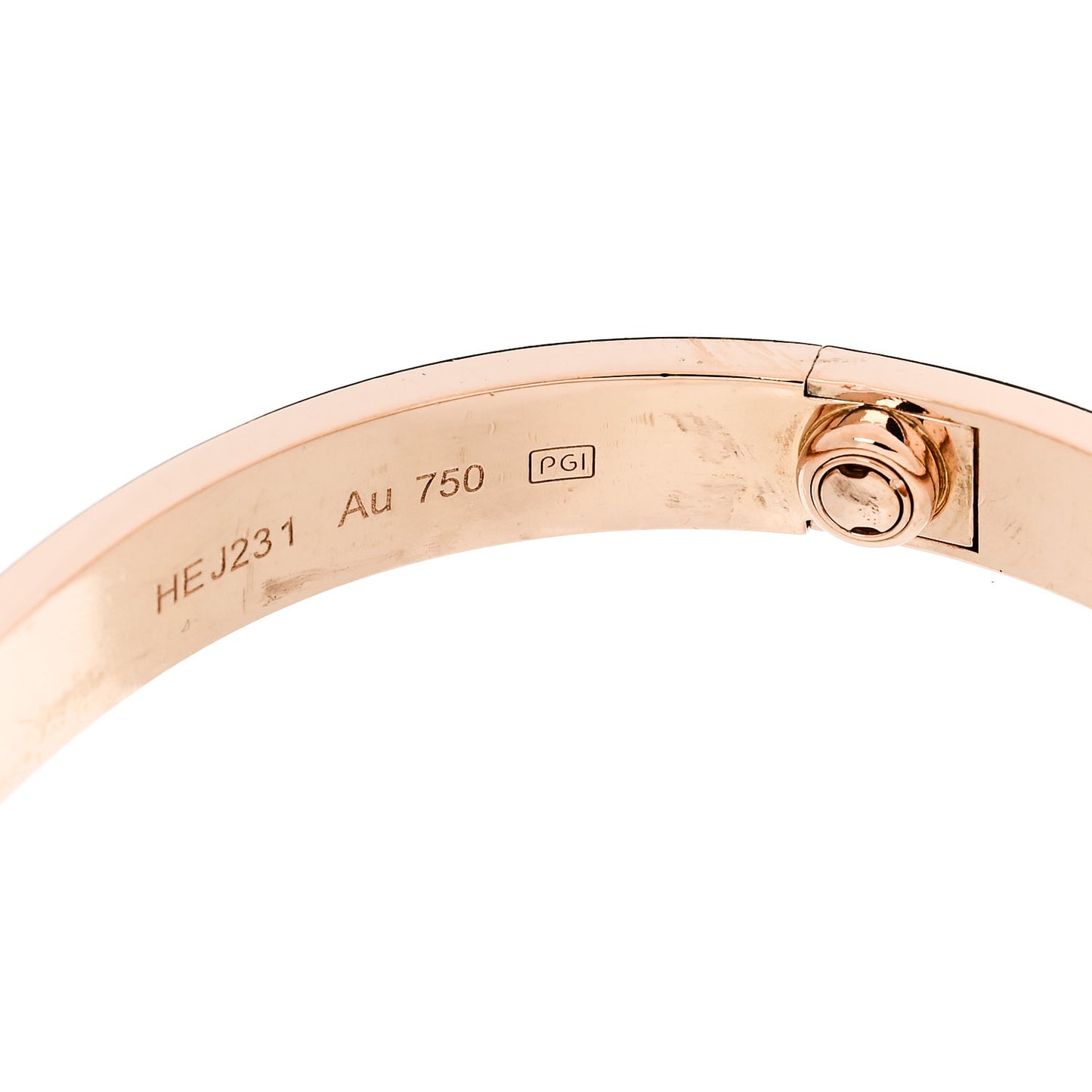 18K Pink Gold LOVE Bracelet 16