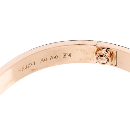 Cartier 18K Pink Gold LOVE Bracelet 16 6 of 7