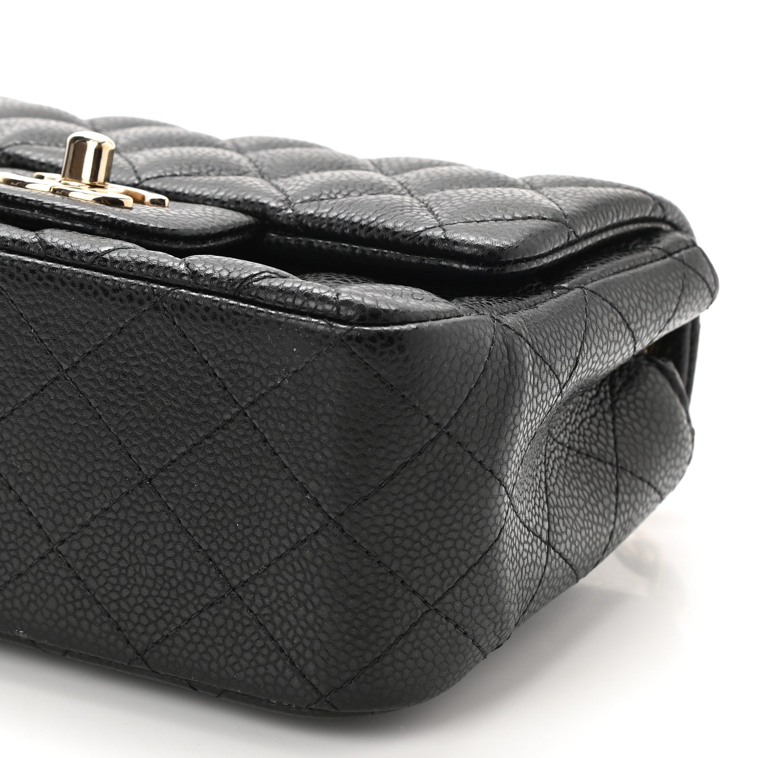 Chanel Caviar Quilted Mini Square Flap Black 10 of 10
