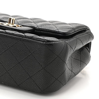 Chanel Caviar Quilted Mini Square Flap Black 10 of 10