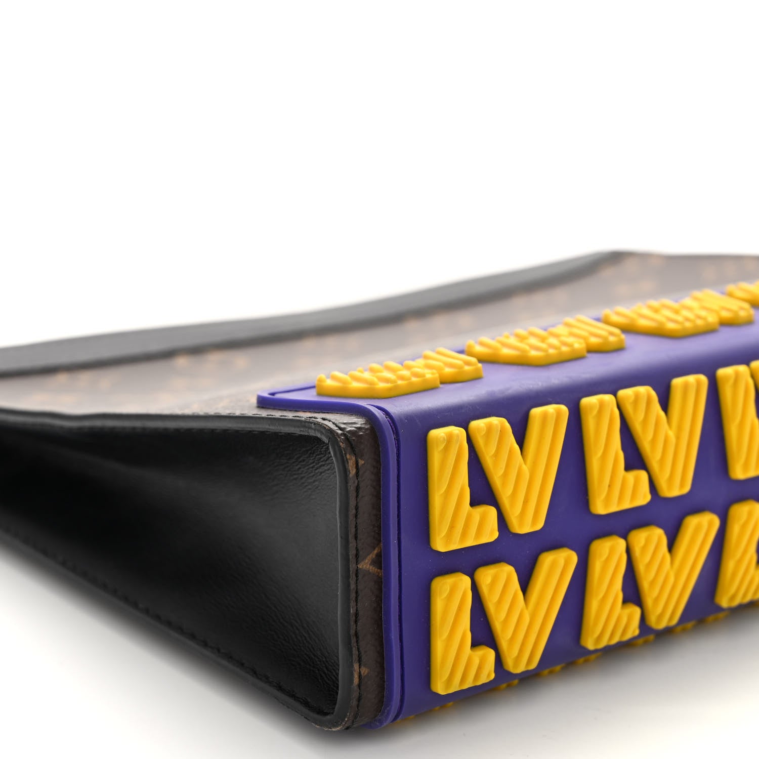 Louis Vuitton Monogram LV Rubber Pochette Voyage MM 8 of 9