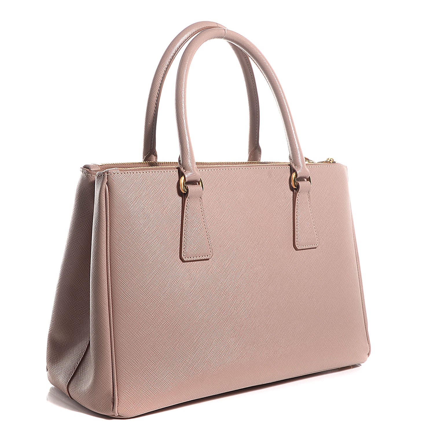 Prada Saffiano Lux Small Double Zip Tote Cammeo 3 of 10