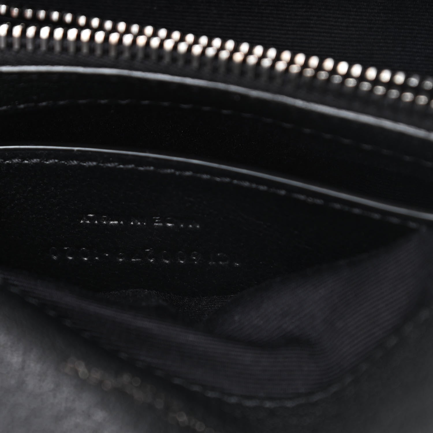Saint Laurent Sheepskin Matelasse Chevron Monogram Medium College Bag Black 7 of 10
