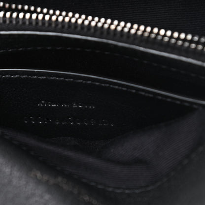 Saint Laurent Sheepskin Matelasse Chevron Monogram Medium College Bag Black 7 of 10