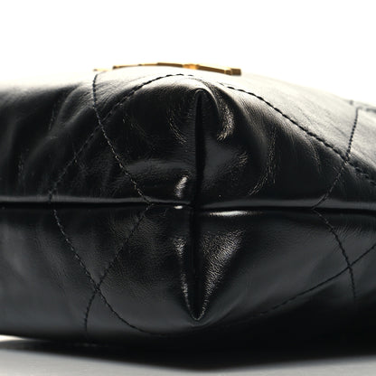 Chanel Shiny Calfskin Quilted Mini Chanel 22 Black 10 of 11