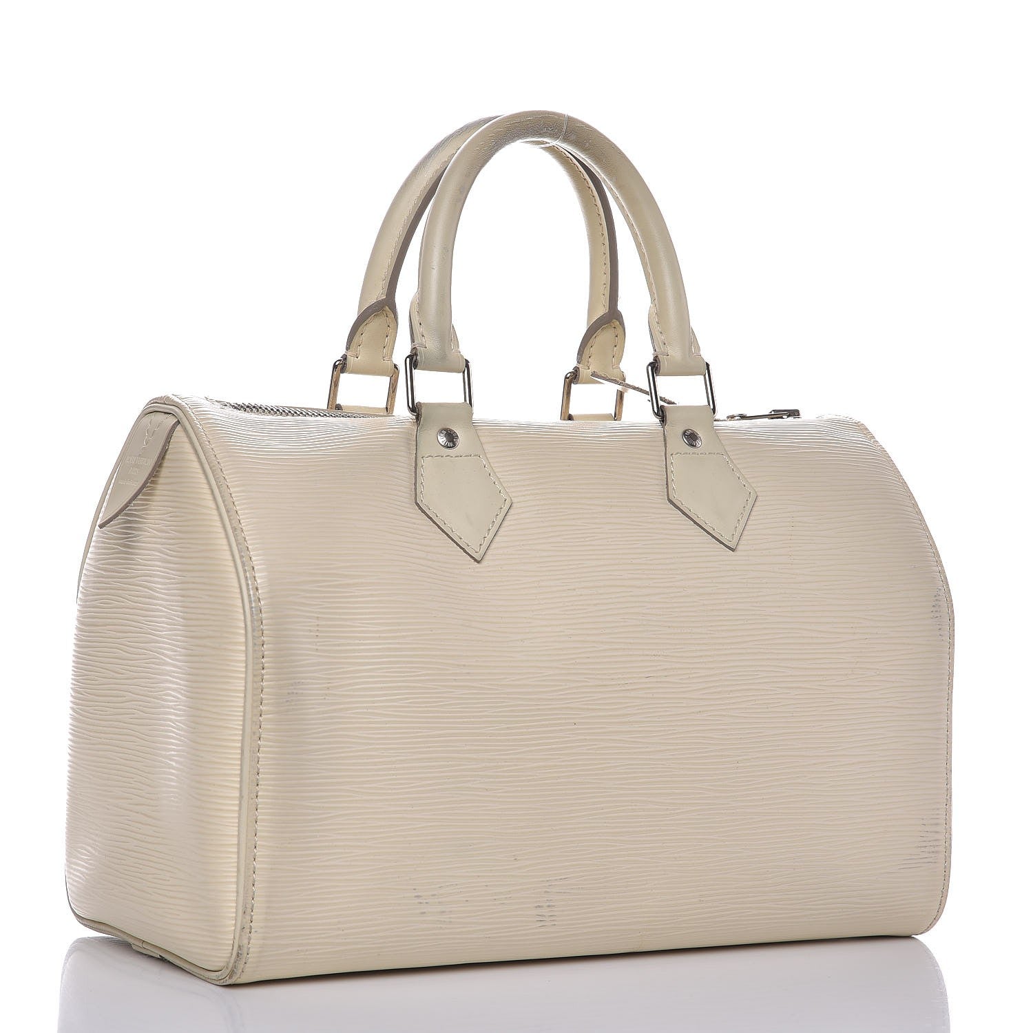Louis Vuitton Epi Speedy 30 Ivory 3 of 19