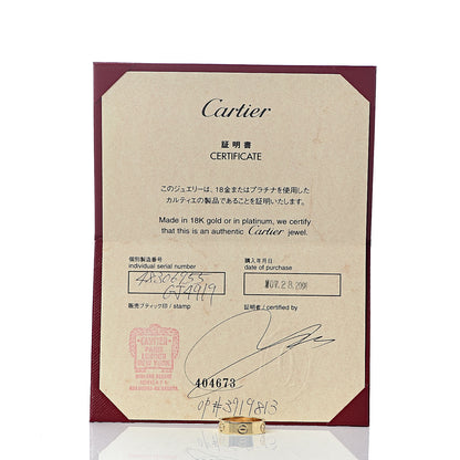 Cartier 18K Yellow Gold 5.5mm LOVE Ring 55 7.25 5 of 5