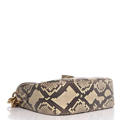 Gucci Python Medium Lady Shoulder Bag Old Roccia 4 of 7