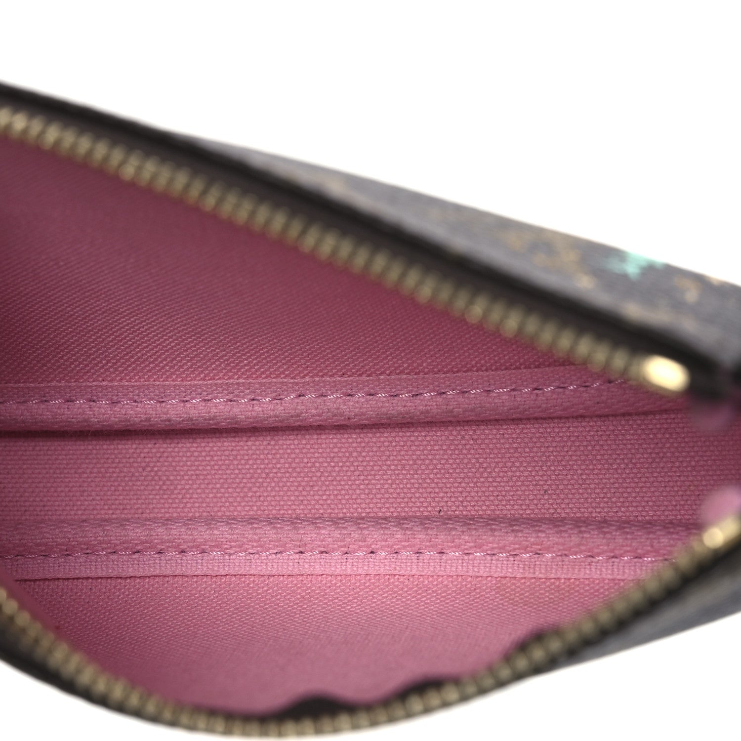 Louis Vuitton Monogram 2022 Christmas Animation Paris Mini Pochette Accessories Pink 5 of 13