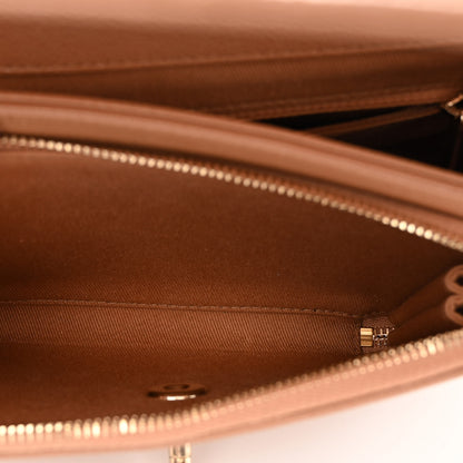 Chanel Caviar Quilted Medium Business Affinity Flap Brown 6 of 12