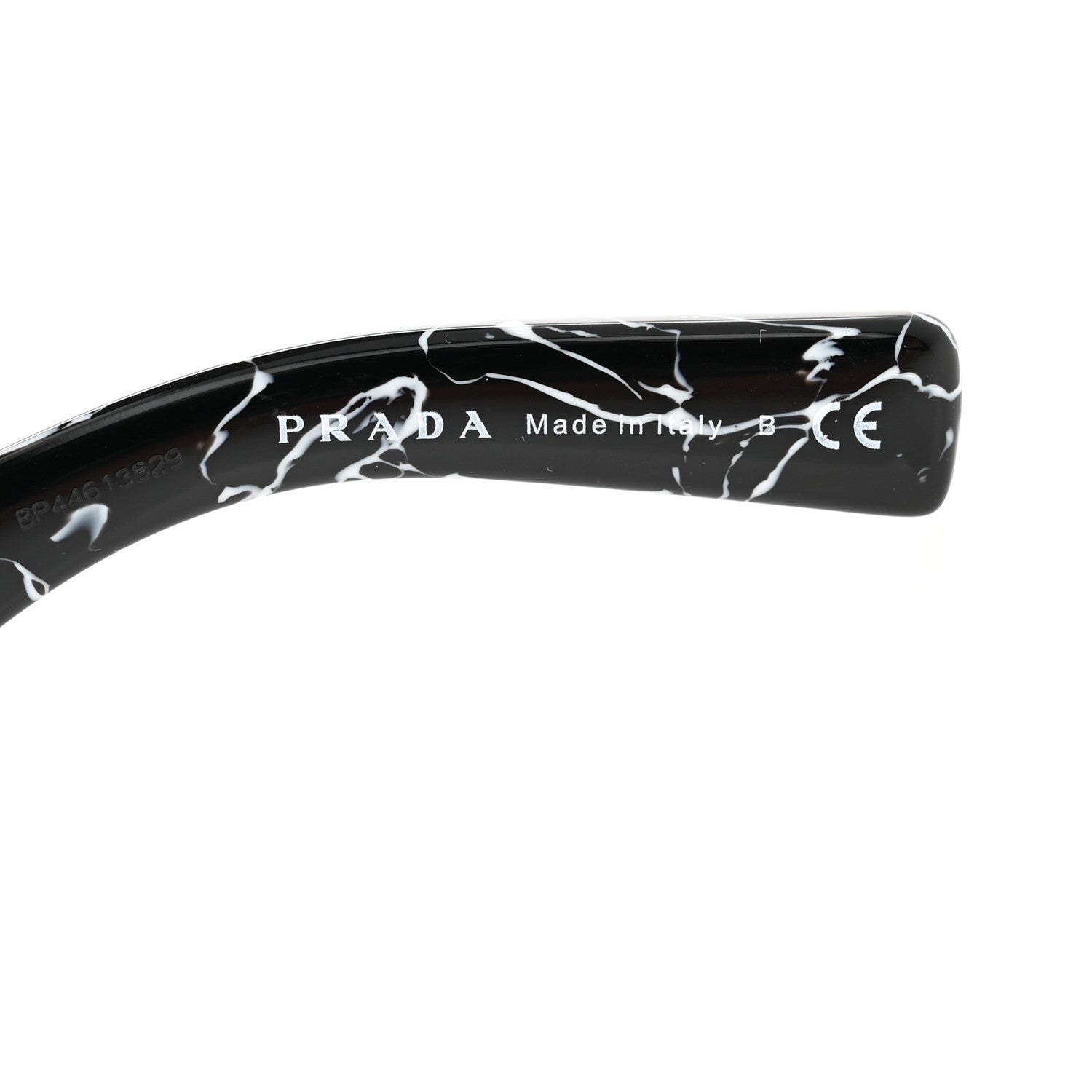 Prada Acetate Symbole Sunglasses SPR 23Y-F Black Marble 6 of 8