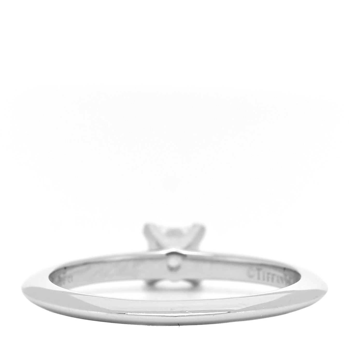 Platinum Diamond .26ct Princess Cut Engagement Ring 51 5.75