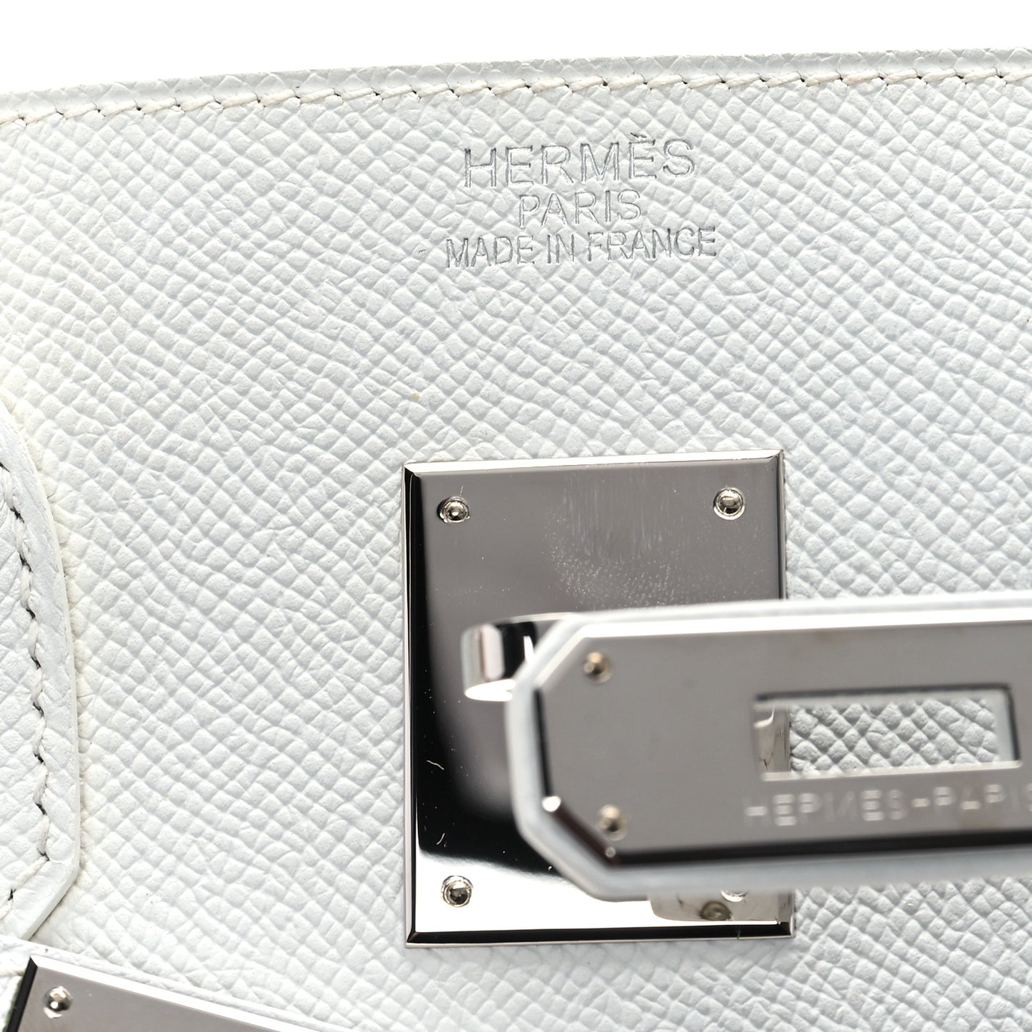 Epsom Birkin 35 White