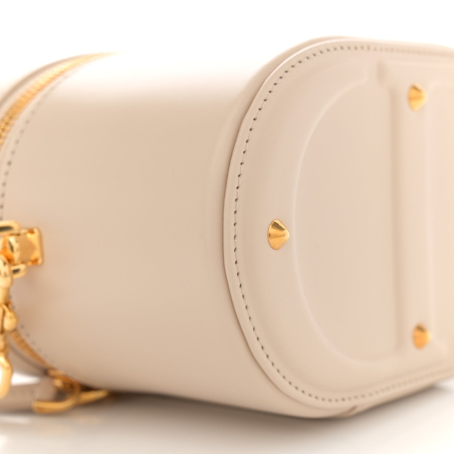 Calfskin Signature CD Vanity Case Caramel Beige