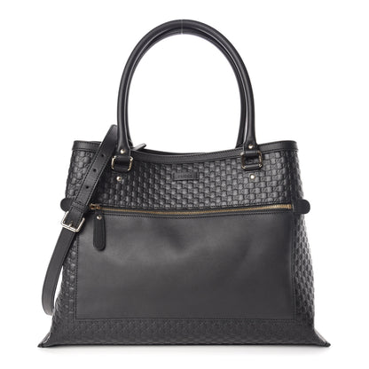 Gucci Soft Microguccissima Large Tote Black 1 of 10