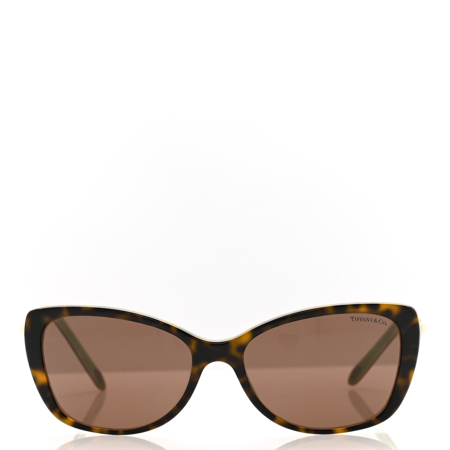 Tiffany Crystal Pearl TF4103-H-B Sunglasses Tortoise Blue 2 of 8