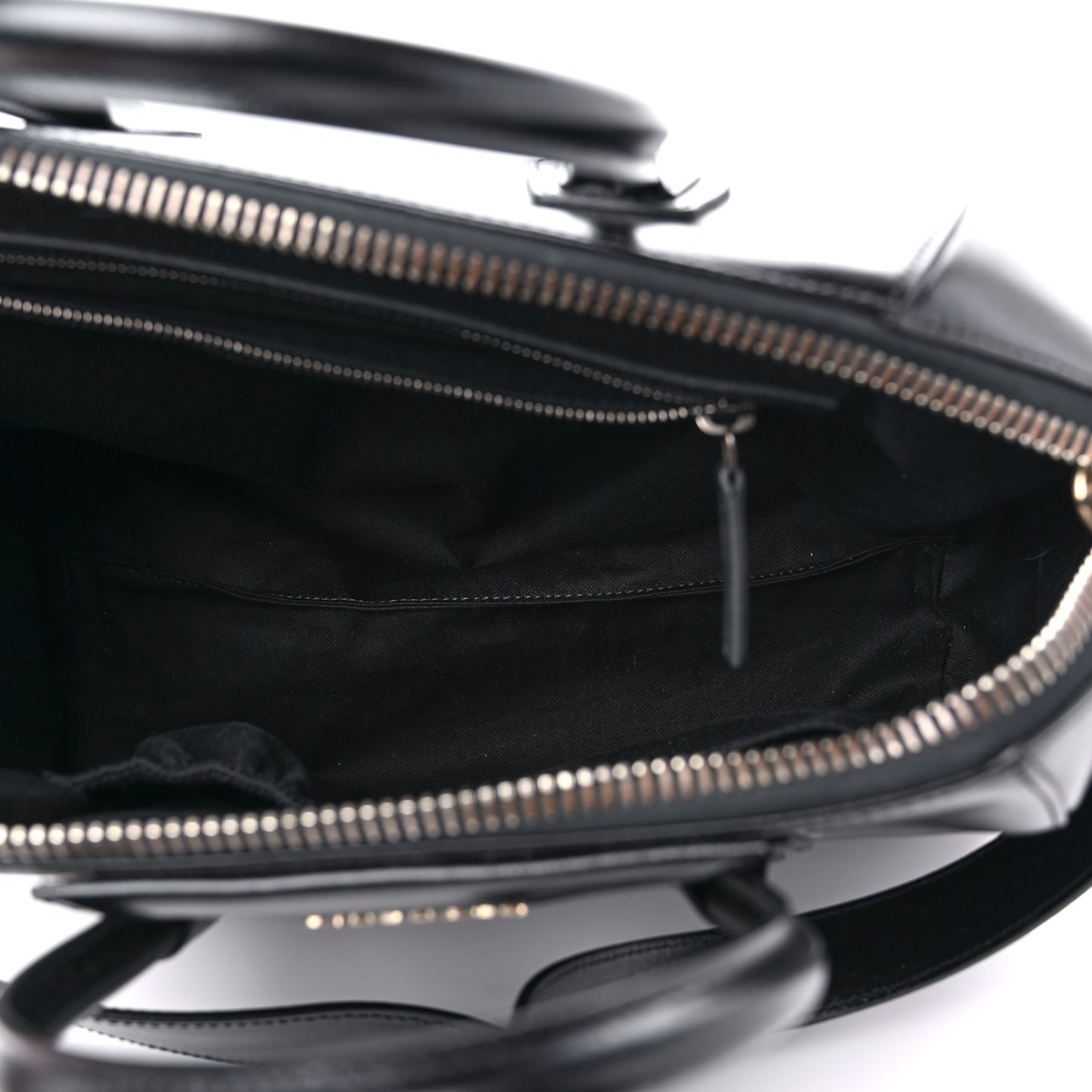 Shiny Lord Calfskin Medium Antigona Black