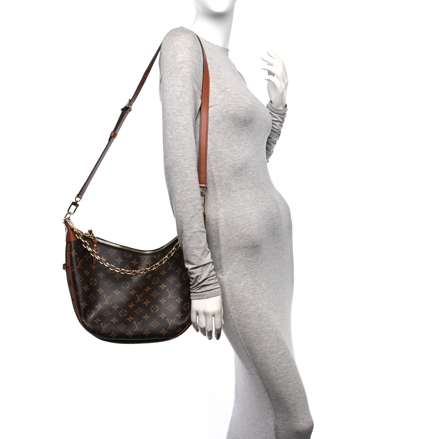 Louis Vuitton Reverse Monogram Loop Hobo 2 of 9