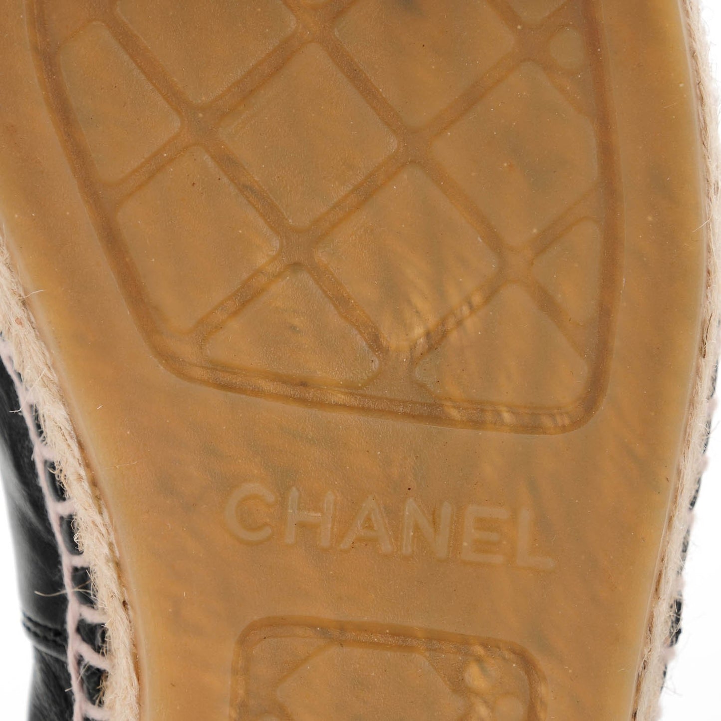Lambskin CC Espadrilles 37 Black