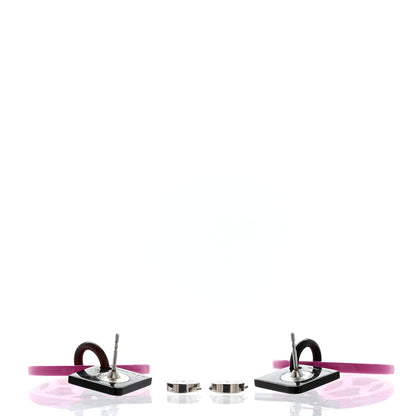 Hermes Buffalo Horn Lacquer Hava Earrings 3 of 6
