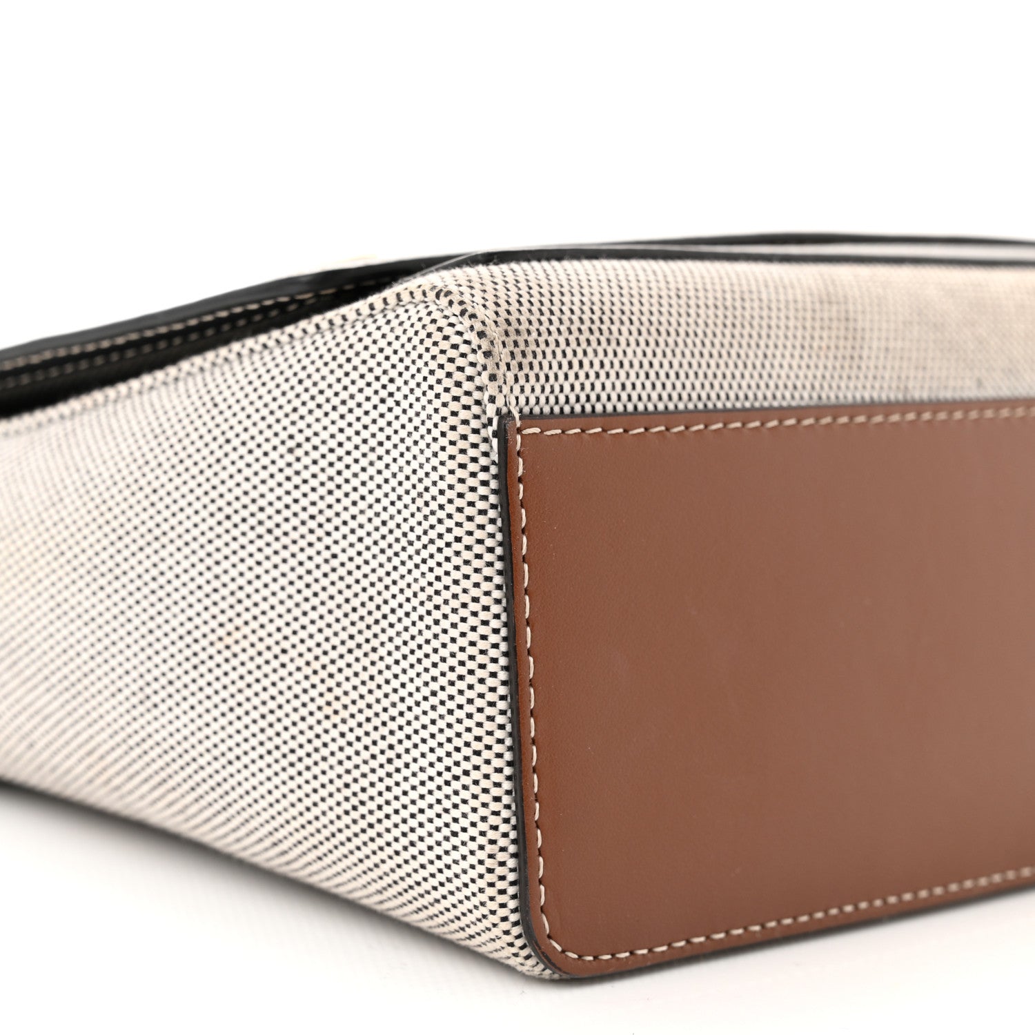 Burberry Canvas Horseferry Print Note Crossbody Bag Grey Black 9 of 13