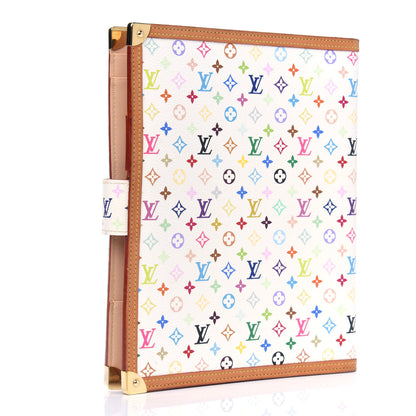 Louis Vuitton Monogram Multicolor Large Ring Agenda Cover White 2 of 4