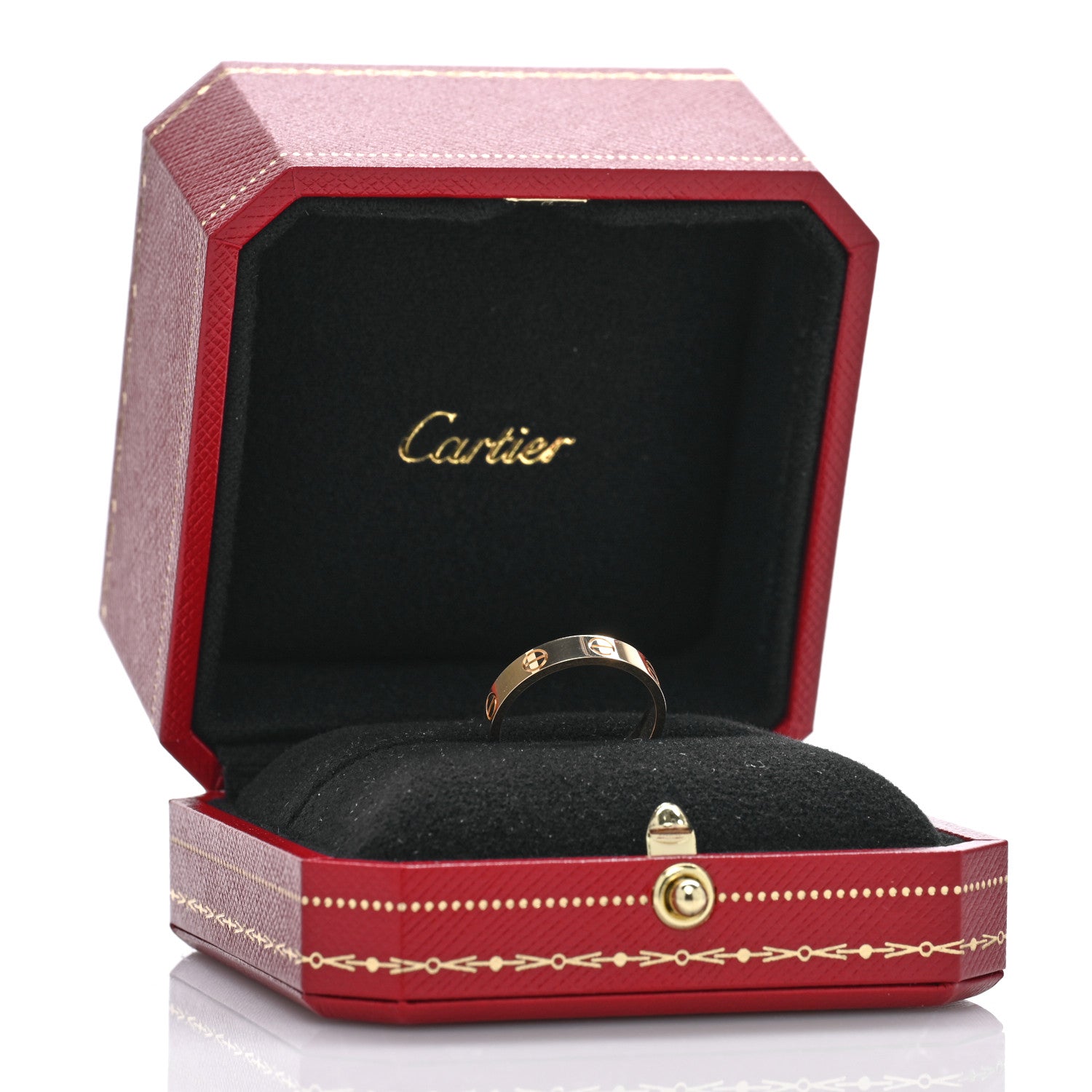 Cartier 18K Yellow Gold 3.5mm LOVE Wedding Band Ring 52 6 6 of 6